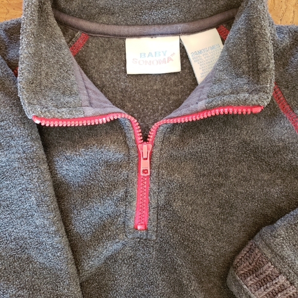Baby Sonoma Partial Zip Fleece Jacket - Picture 4 of 8